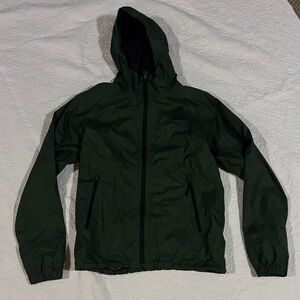 North Face Green Rain Jacket